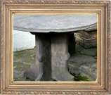 antique slate garden table